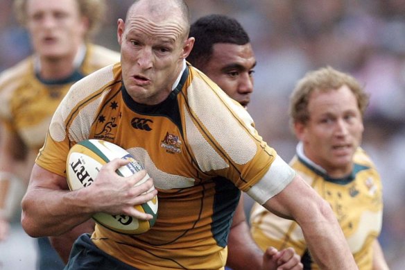 Stirling Mortlock was among 10 former Wallaby captains pushing for change at Rugby Australia.