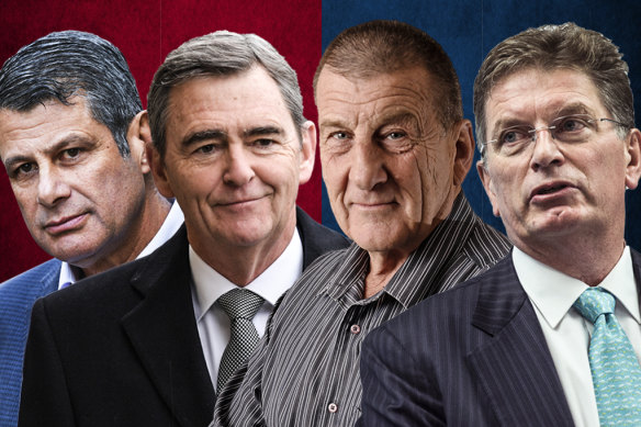 Former Victorian premiers Steve Bracks, John Brumby, Jeff Kennett and Ted Baillieu say "kick a Vic" sentiment must stop.