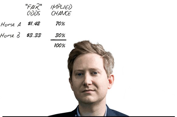 Tweaking the odds creates a profit margin that is the basic business model of bookies. 