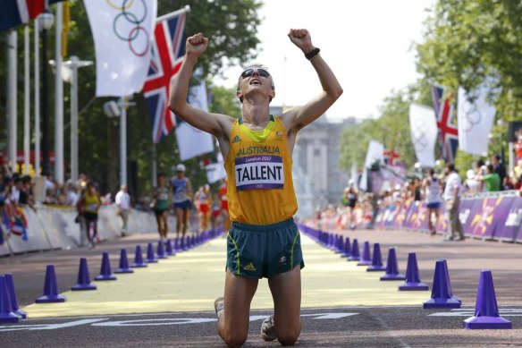 Australia’s Jared Tallent at the 2012 Olympics.