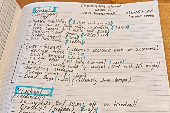 Nick Kyrgios’ Instagram story which appears to confirm his decision to play in Atlanta instead of heading to Tokyo for the Olympics.