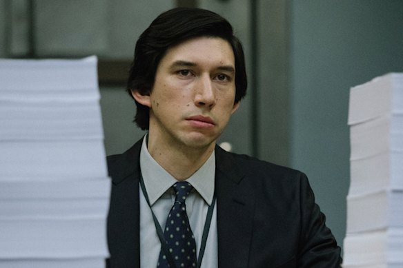 Adam Driver's performance is one long slow burn.