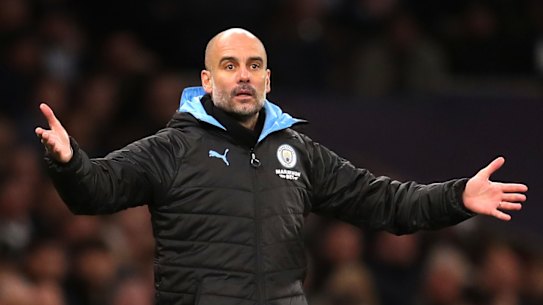Pep Guardiola, the manager of Manchester City, pictured earlier this month.
