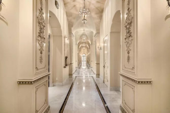 Even the corridors are ornate.