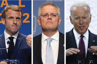 Australia doesn’t want to drag the US further into its worsening diplomatic spat with France.