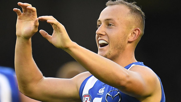 Billy Hartung is prospering at North Melbourne.