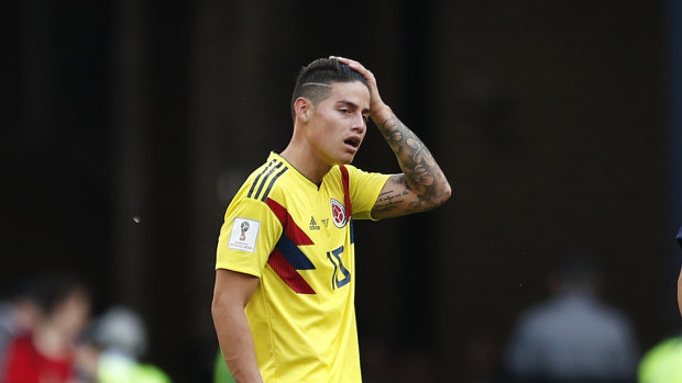Colombia's James Rodriguez.