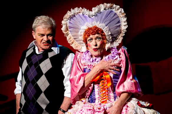 Reg Livermore and Nancye Hayes in 2011's Turns.