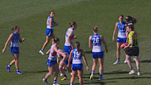 The jumper clash left broadcasters frustrated.