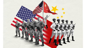 China-US superpower showdown: military strength 