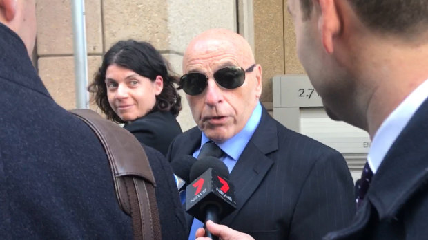Tom Domican outside the Federal Court in Sydney in August.