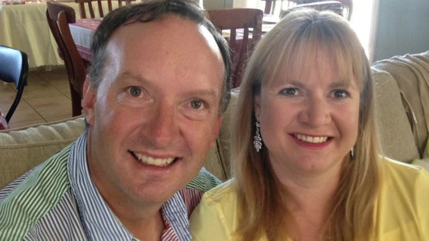 Walcha sheep grazier Mathew Dunbar with partner Natasha Beth Darcy, who was found guilty of murdering him.