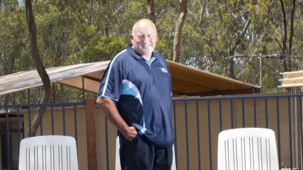 Peter Rose, owner and operator of the Lake Eppalock Holiday Park near Bendigo.