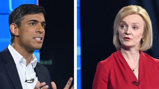 Conservative Party members will need to choose between Rishi Sunak and Liz Truss as replacement for Boris Johnson as Britain’s prime minister.