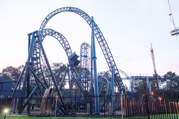 The Abyss rollercoaster at Adventure World.