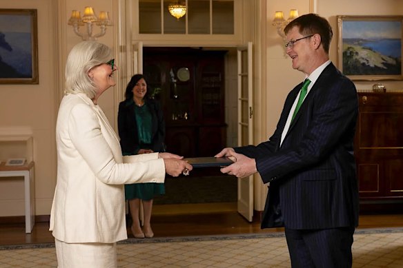 New European Union ambassador presented his credentials to Governor-General Sam Mostyn this week.