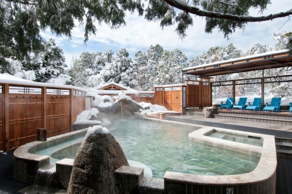 Ten Thousand Waves, a Japanese ryokan with mineral-rich hot springs.