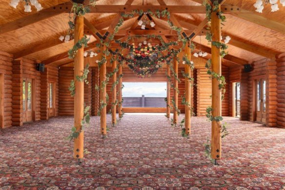 Inside the main function room.