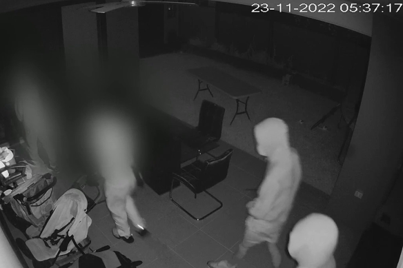 Three teenagers have been arrested after an alleged crime spree that included forcing entry into properties.