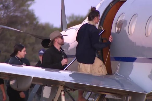 German backpacker Carolina Wilga was airlifted to hospital after spending almost two weeks in the WA outback.