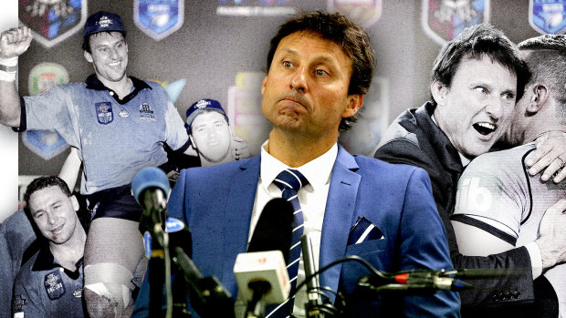 Bard manners: Why would Laurie Daley’s lips touch this poison chalice?