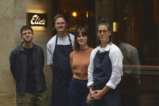 The team behind Elio’s Place (L-R): Adam Mariani, Gareth Flood, Elisa Mariani and Matilde Razzoli.