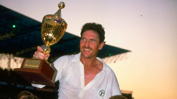 Former Australian cricket captain Allan Border.