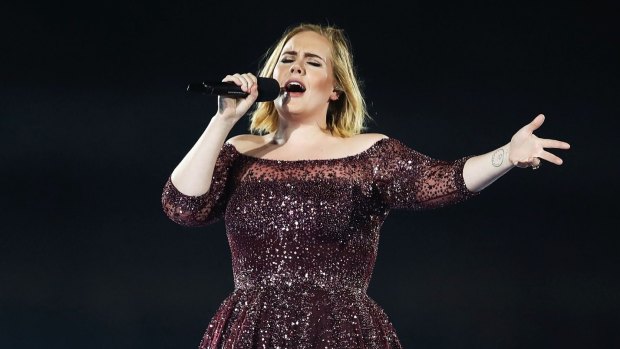 Adele performs at ANZ Stadium on March 10, 2017 in Sydney.