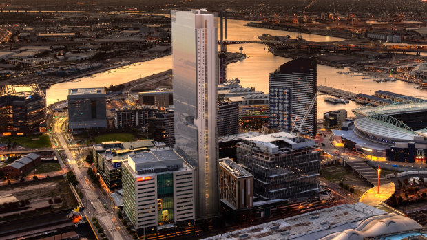 Cromwell's proposal for a 54-storey tower at 700 Collins Street, Melbourne. 