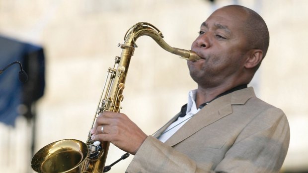 Branford Marsalis was one of the musicians Griffin saw at the  Thelonious Monk International Jazz Saxophone Competition.