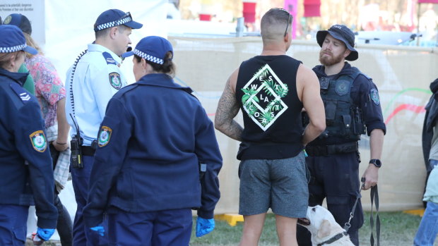 Police presence has increased at music festivals.
