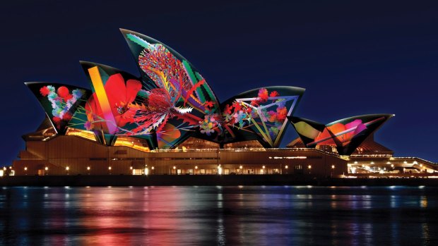 The Opera House sails will light up on Friday for the start of Vivid.