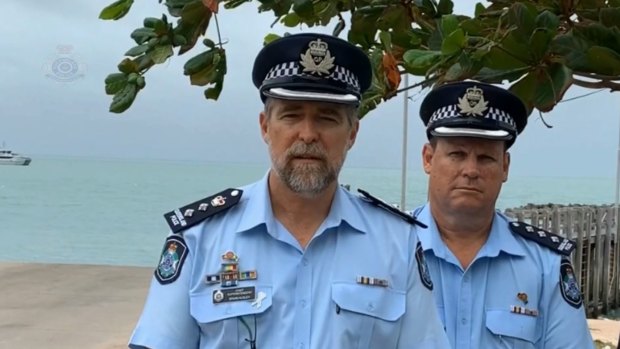Chief superintendent Brian Huxley has told family members of four adults and one boy from Dauan Island that they have been unable to find their loved ones.