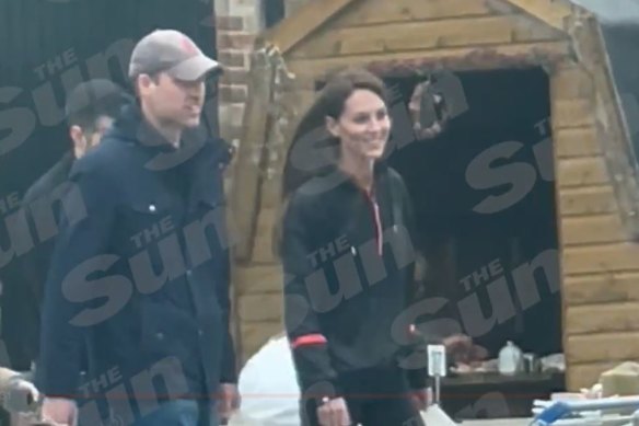 Prince William and Princess Catherine have been spotted at a farm shop.