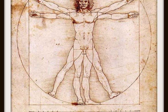 Vitruvian Man by Leonardo Da Vinci. AKA “A Beginner’s Guide to Drawing Porn.” 