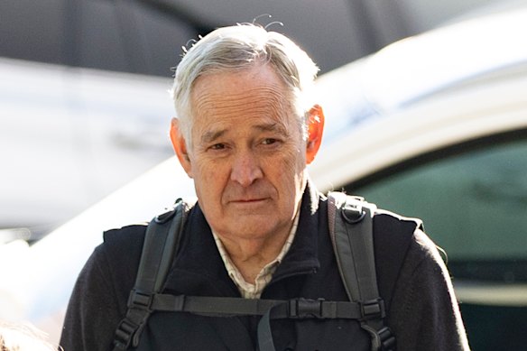 Ian Wilkinson outside court.