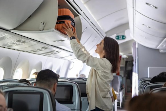 Jetstar last month announced a new fee for using overhead baggage bins.
