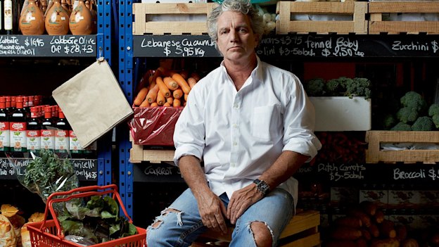 Barry McDonald at his former Fratelli Fresh outlet in Walsh Bay.