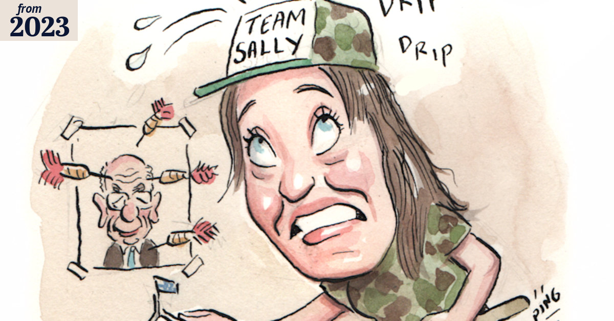 Sally Rugg battles leaks from her own camp