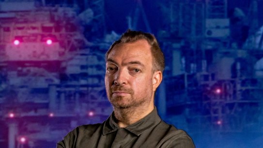 Liam Young’s Planet City, 2020, and The Great Endeavour, 2023, are showing at the NGV.