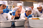 The chefs will battle it out, 1 vs 1 to create a signature dish on board and attempt to win. 