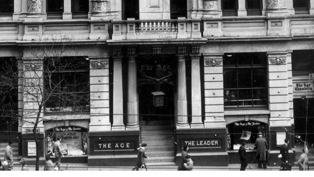 The Age building at 233 Collins Street, Melbourne.