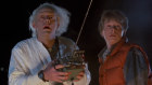 Emmett ‘Doc’ Brown (Christopher Lloyd) and Marty McFly (Michael J Fox) in the 1985 hit Back To The Future, which has been turned into a musical debuting in Australia in September.