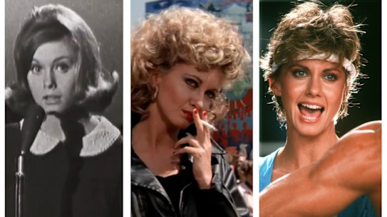 The many versions of Olivia Newton-John. 