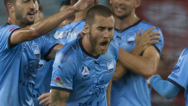 Not so brilliant: Sydney FC could be about to lose Josh Brillante to Pohang Steelers.