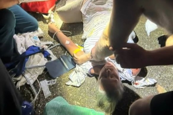 The scene of the attack in Loganlea.