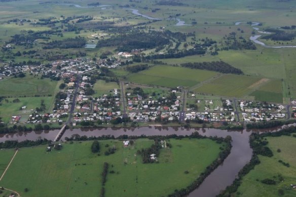 The DV kidnapping took place in the small town of Coraki in northern NSW.