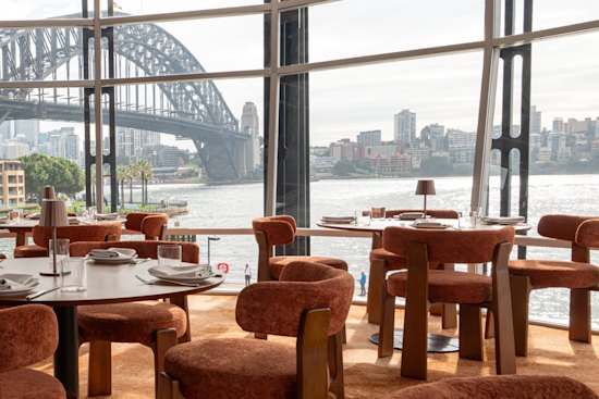 The new upper tower dining room, once home to Quay, is now The Oriana restaurant.