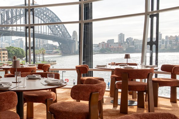 The new upper tower dining room, once home to Quay, is now The Oriana restaurant.