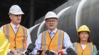 Prime Minister Anthony Albanese visited Manildra Group’s Shoalhaven Starches flour mill – recipient of a $44.5m grant – as opposition leader during the 2022 election. 